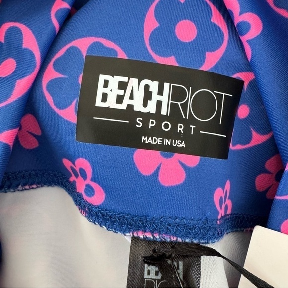 Beach riot sport piper wavy floral high waisted leggings medium NWT - Picture 8 of 8